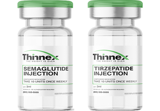 Thinnex Tirzepatide & Semaglutide